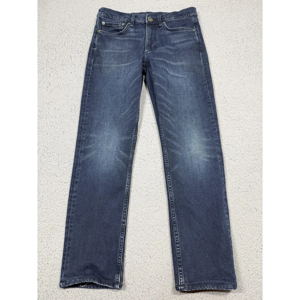 Rag & Bone Fit 2 Slim Jeans Mens 29x28 Med‎ Wash Blue Straight Stretch Denim